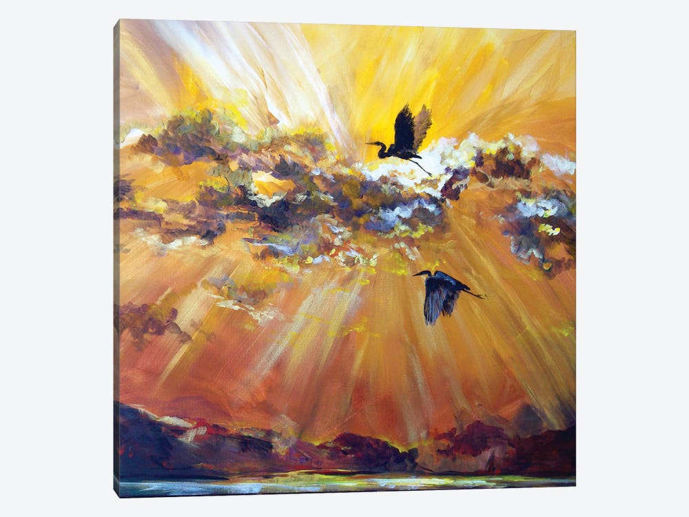 Morning Flight by Lindsey Dahl 1-piece Canvas Artwork
