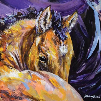 Peach by Lindsey Dahl canvas print