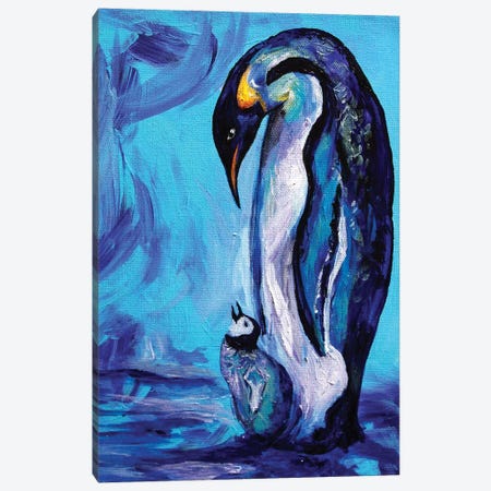 Penguins Canvas Print #DAL77} by Lindsey Dahl Canvas Art