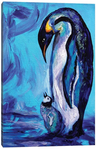 Penguins Canvas Art Print - Lindsey Dahl