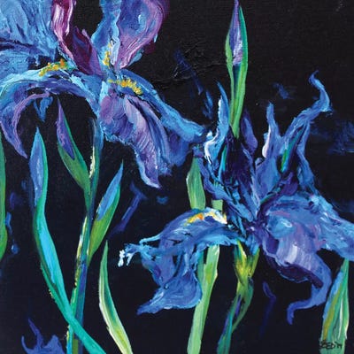 Blue Iris by Lindsey Dahl canvas print