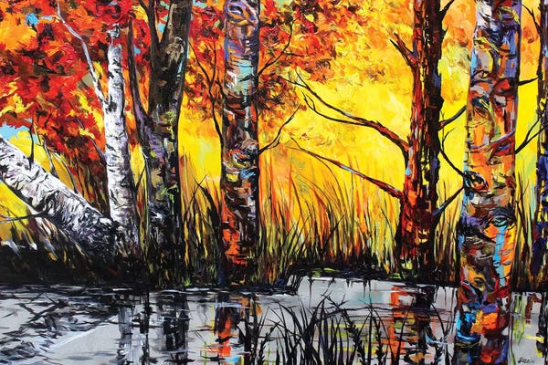 Lindsey Dahl: Silver River Reflection by Lindsey Dahl