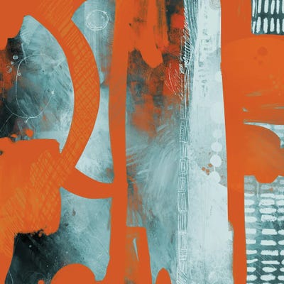 Freeform by Dan Meneely framed canvas print