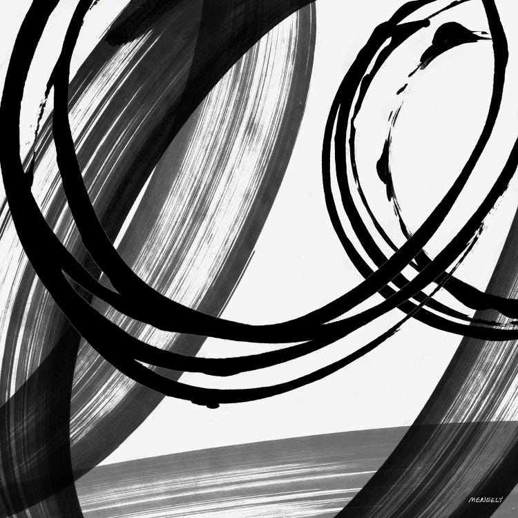 Black and White Pop I by Dan Meneely wall art