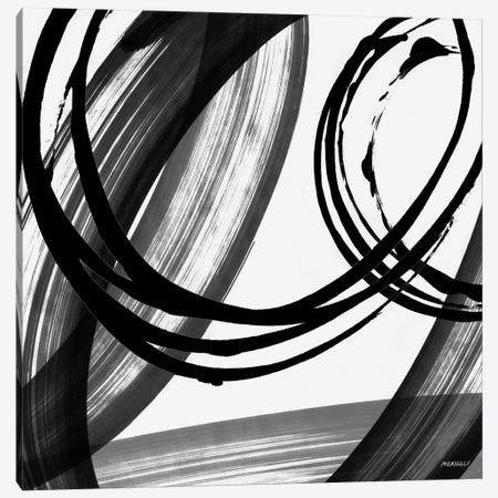 Black and White Pop I Canvas Print #DAM10} by Dan Meneely Canvas Artwork