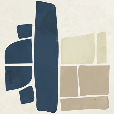 Machine Shapes by Dan Meneely framed canvas print