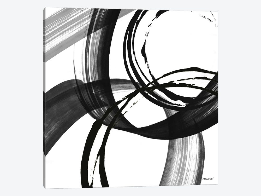 Black and White Pop II by Dan Meneely 1-piece Canvas Artwork