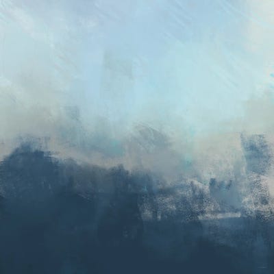 Ocean Fog II by Dan Meneely framed canvas print