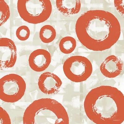 Orange Spheres II by Dan Meneely canvas print
