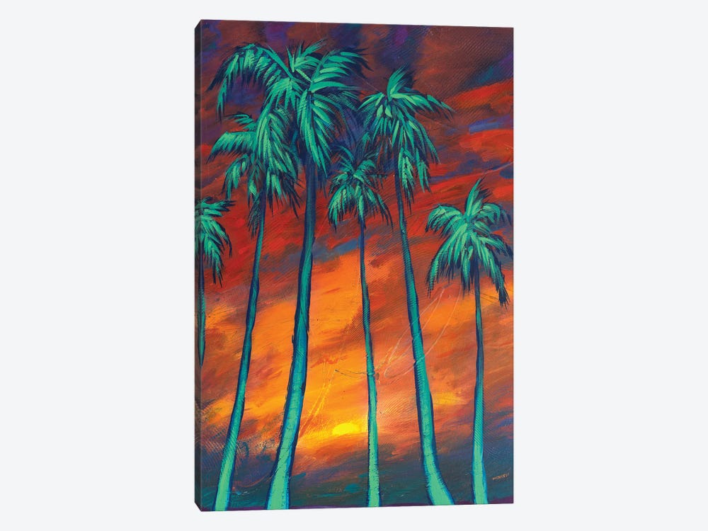 Palms At Dusk by Dan Meneely 1-piece Art Print