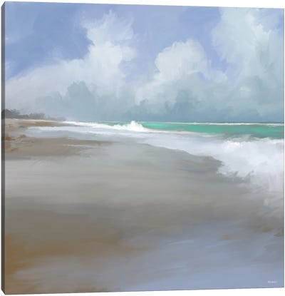 Peaceful Day On The Beach II Canvas Art Print