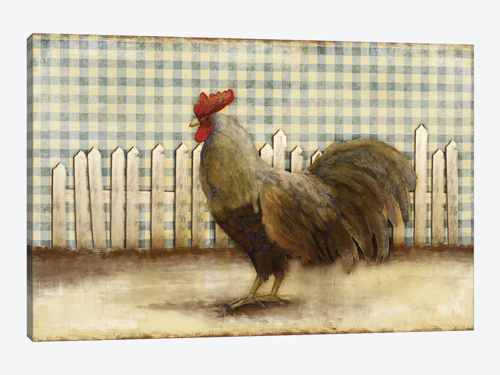 Rooster by Dan Meneely 1-piece Canvas Art Print