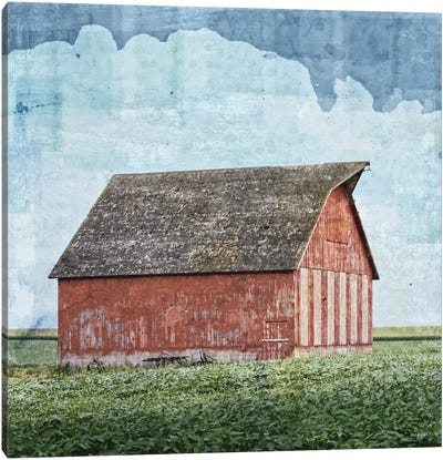 Traditional Red Barn Canvas Art Print