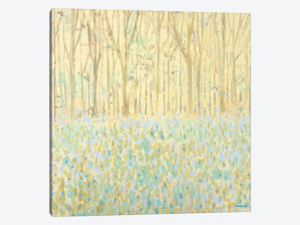 Yellow Birchwood Trees by Dan Meneely 1-piece Art Print