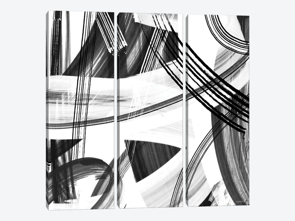 New Magnum Abstract II by Dan Meneely 3-piece Art Print
