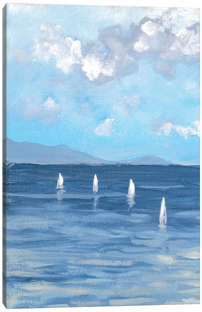 Boats And Waves I Canvas Art Print