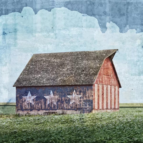 American Flags: American Barn by Dan Meneely