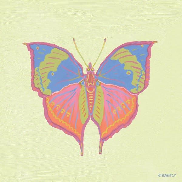 Butterfly On Yellow