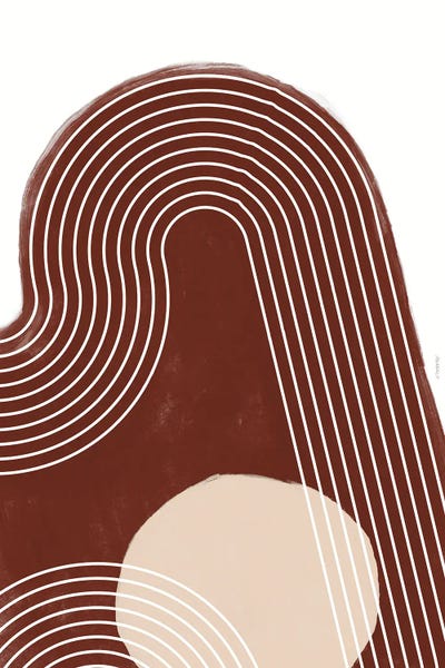 Dan Meneely - Framed Fine Art Prints: Mod Brown I by Dan Meneely