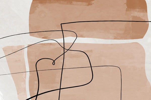 Terracotta Line Design I