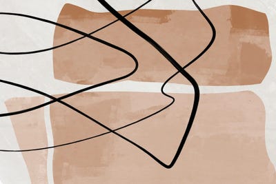 Dan Meneely - Framed Fine Art Prints: Terracotta Line Design II by Dan Meneely