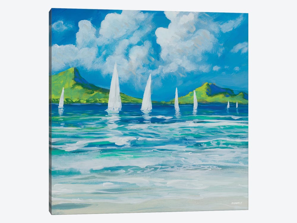 Sail Away Beach I by Dan Meneely 1-piece Canvas Art