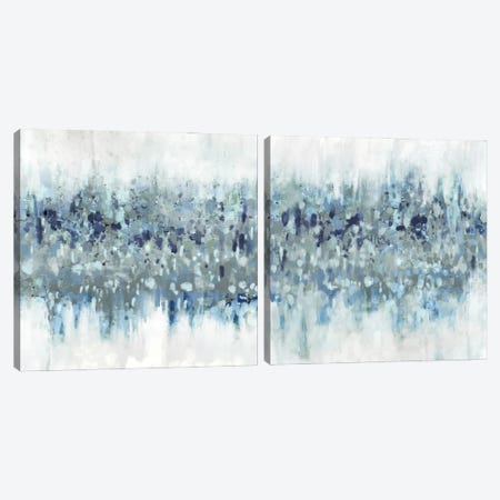 Blue Crossing Diptych Canvas Print Set #DAM2HSET006} by Dan Meneely Canvas Art Print