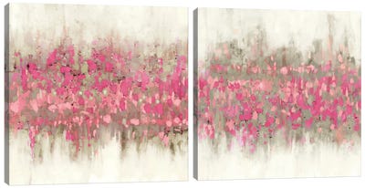 Crossing Abstract Diptych Canvas Art Print