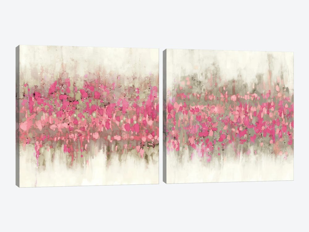 Crossing Abstract Diptych by Dan Meneely 2-piece Canvas Art Print