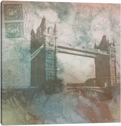 Vintage Europe II Canvas Art Print - Tower Bridge