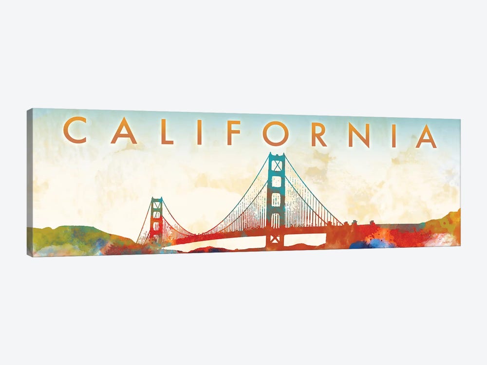 California Golden Gate by Dan Meneely 1-piece Canvas Wall Art