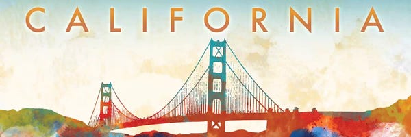 Golden Gate Bridge: California Golden Gate by Dan Meneely