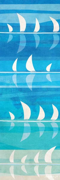 Kids Nautical Art: Cloudscapes I by Dan Meneely