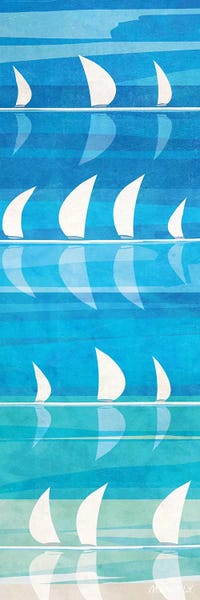 Kids Nautical Art: Cloudscapes II by Dan Meneely