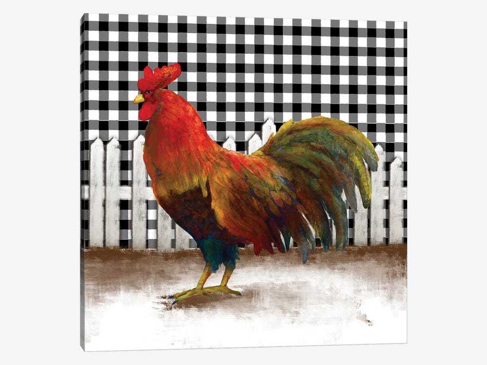 Morning Rooster II 1-piece Canvas Wall Art
