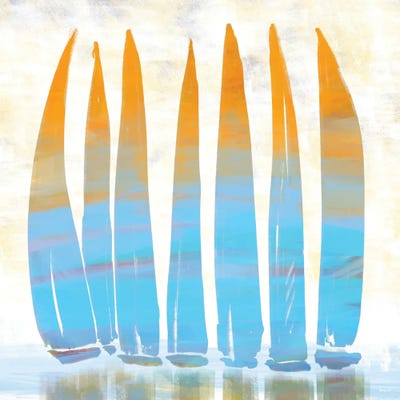 Crowded Harbor by Dan Meneely canvas print