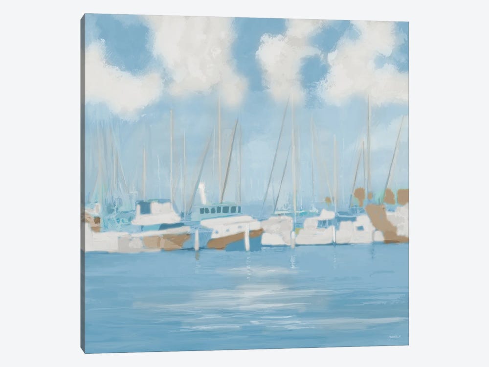Golf Harbor Boats II by Dan Meneely 1-piece Canvas Art Print