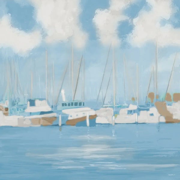 Harbors: Golf Harbor Boats II by Dan Meneely