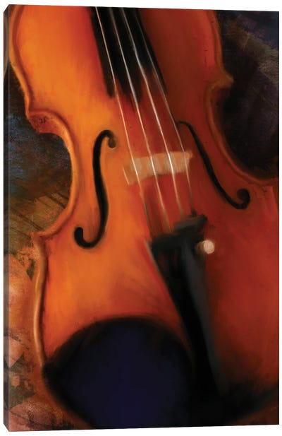 Violin Canvas Art Print