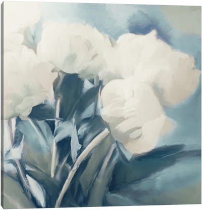 White Roses I Canvas Art Print