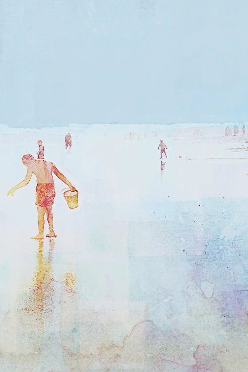 Beach Day Shelling by Dan Meneely wall art