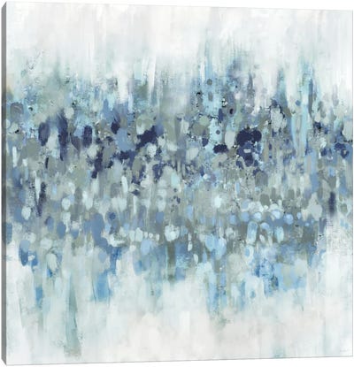 Blue Crossing II Canvas Art Print - Calm & Sophisticated Living Room Art