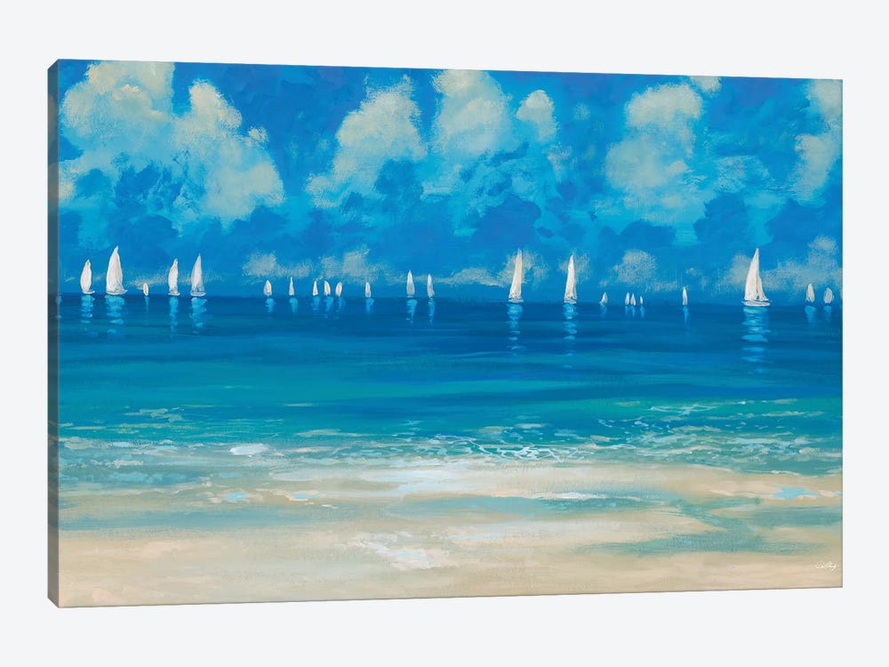 Blue Shores by Dan Meneely 1-piece Canvas Art