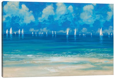 Blue Shores Canvas Art Print