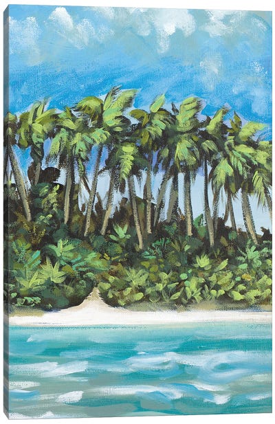 Coastal Escape II Canvas Art Print - Tropical Beach Art