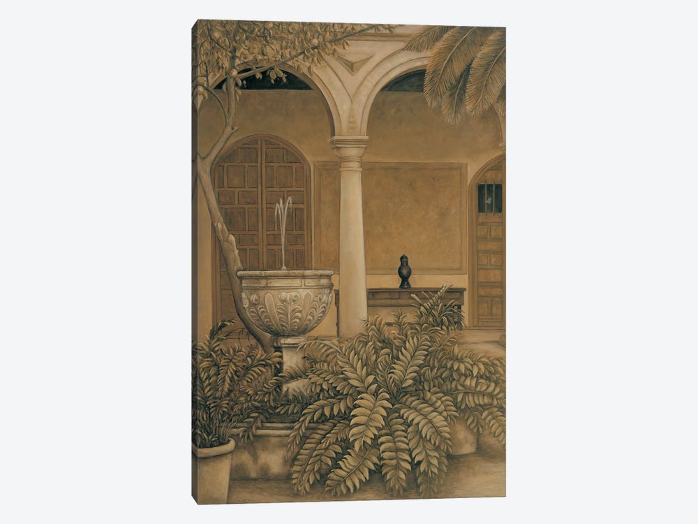 In the Courtyard 1-piece Canvas Art