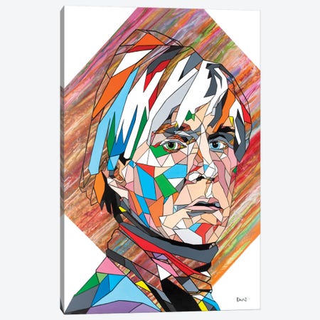 Mr. Warhol Canvas Print #DAS15} by DAAS Art Print