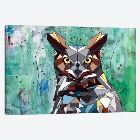 Owl Canvas Print #DAS16} by DAAS Canvas Art Print