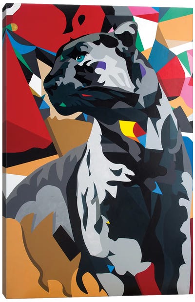 Panther Canvas Art Print - Wild Cat Art