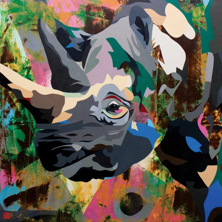 Rhino by DAAS wall art
